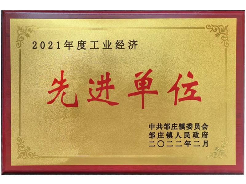 2021年度工業(yè)經(jīng)濟先進單位